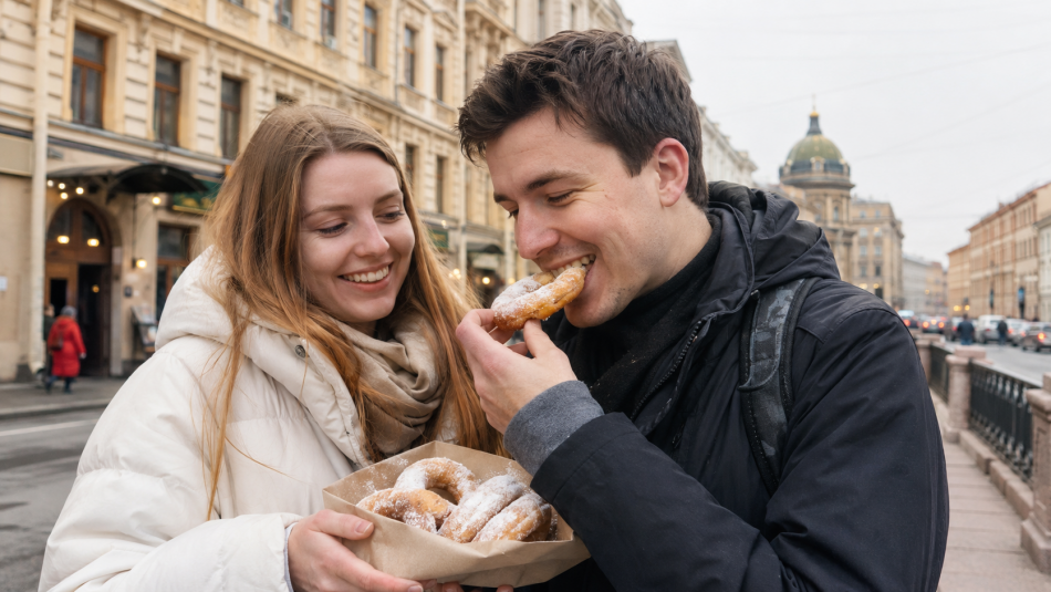 Что съесть в Петербурге: легендарные пышки и корюшка с запахом огурца
