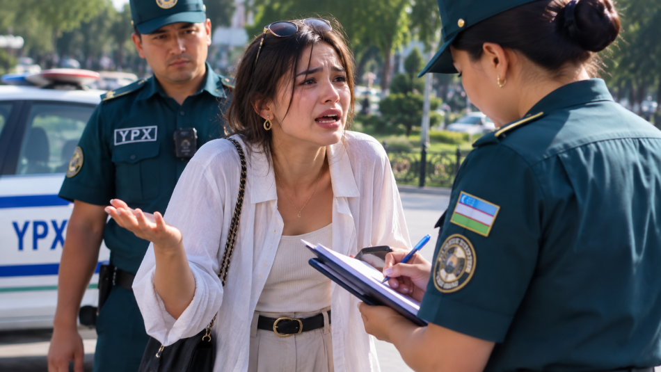 В Узбекистане оштрафовали девушку за крик при попытке защититься