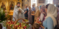 Александр Беглов отметил Яблочный Спас в Петербурге