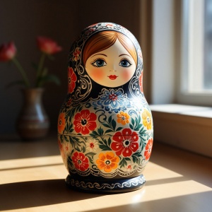 Мастер-класс "Роспись неваляшки или матрешки с видом на Исакий от Артвайбс"