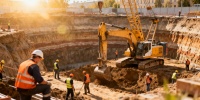 Строительная площадка школы в Стрельне остановлена после обрушения опалубки