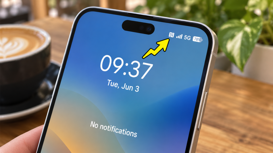 Буква N на экране смартфона раскрывает скрытую функцию