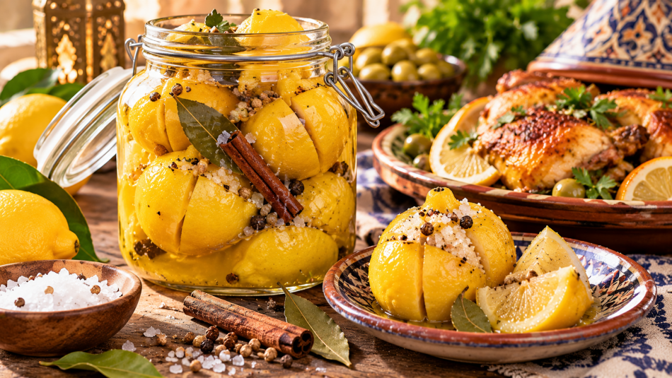 Марокканские соленые лимоны станут пряной приправой к мясу и птице