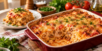 Ленивая запеканка с мясом и капустой заменяет голубцы за час