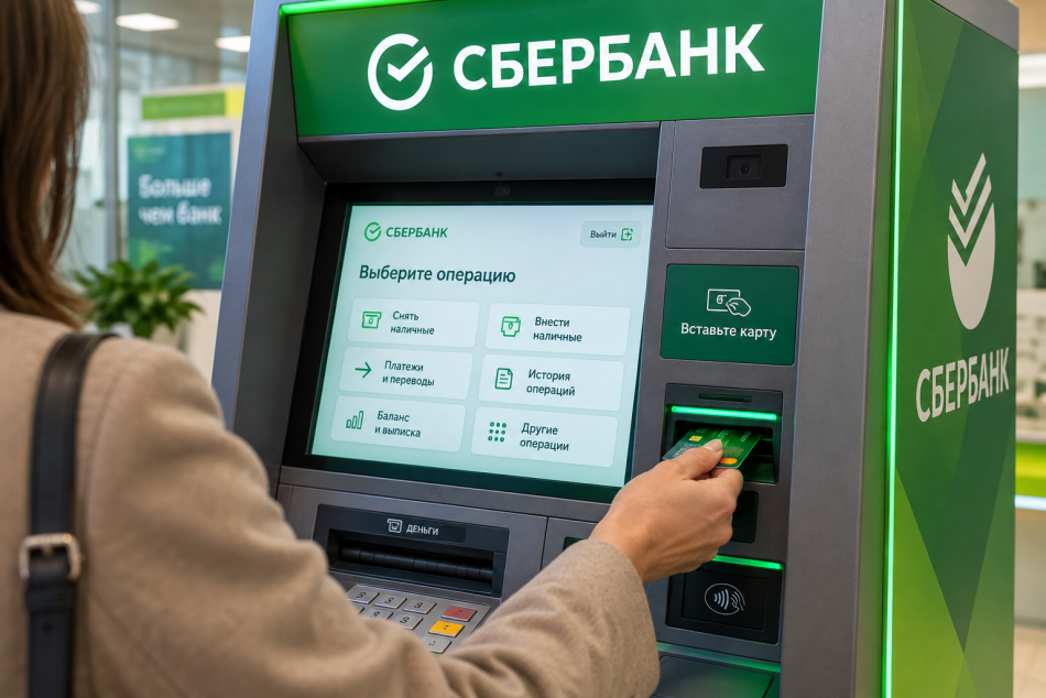 Сбербанк меняет условия снятия наличных для держателей карт