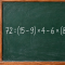 Три пары скобок и одна ловушка: решите 72 : (15 − 9) × 4 − 6 × (8 − 5) + (14 − 9) = ?