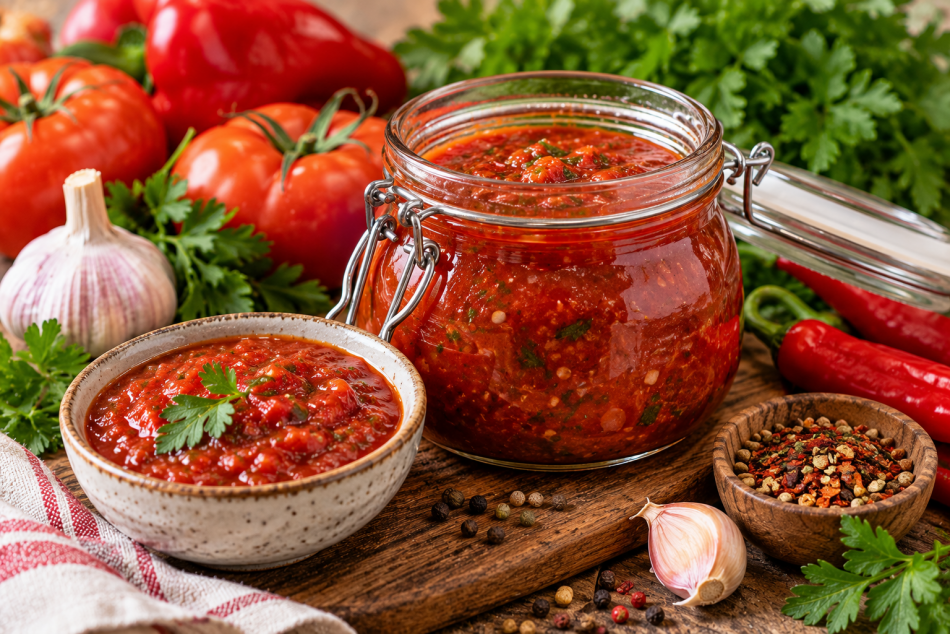 Домашний сацебели выбирает свой рецепт для мяса и овощей