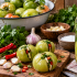 Квашеные зеленые помидоры с чесноком: как приготовить вкусную закуску к Новому году &mdash; проверенный рецепт