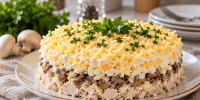 Салат «Белый принц» добавит новогоднему столу новый вкус