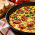 Омлет-рулет с краковской колбасой и сыром: сытный завтрак за несколько минут