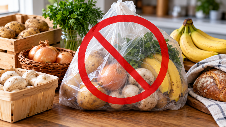 Шесть продуктов, которые нельзя хранить в полиэтиленовом пакете: портятся в разы быстрее