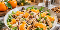 Вместо оливье готовлю салат с мандаринами и курицей: на новогоднем столе выглядит роскошно