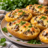 Картофельные лодочки с шампиньонами в духовке: сытное блюдо вместо привычного гарнира