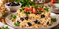 Забудьте про «Оливье»: вкусный и сытный салат с изюминкой — готовится из простых продуктов