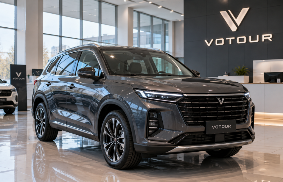 Новый российский автобренд Votour показал будущие модели под чехлами