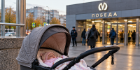 Двухмесячную девочку обнаружили в коляске у станции метро «Победа»