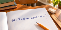 90 ÷ (7 + 3) × 6 − 24 ÷ 4 + 11 = ? Школьный пример, в котором легко ошибиться